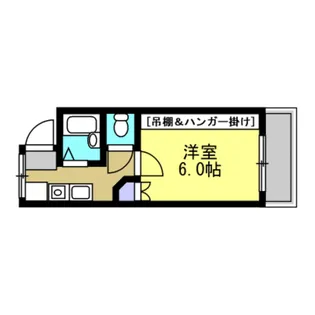 親和ハイツ【1階】の間取り