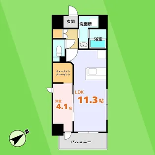 RITZ-KANO【7階】の間取り