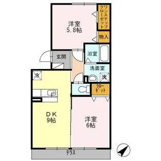 萌樹館【1階】の間取り
