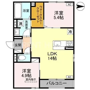 D-ROOM東花園【3階】の間取り