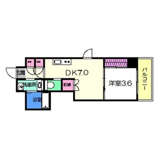 クローバー・ビュー北花田【14階】の間取り