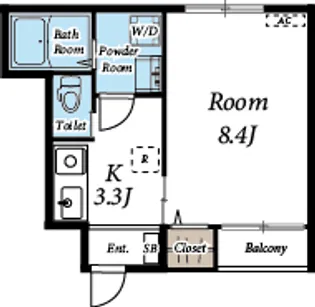 サンライズ宮町【1階】の間取り