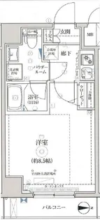 東京都江東区海辺【マンション】の間取り