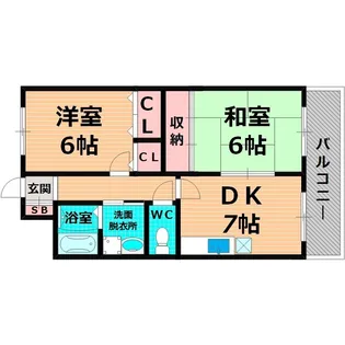 アモール永田【4階】の間取り