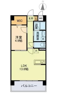 エムズマンション熊本北【10階】の間取り