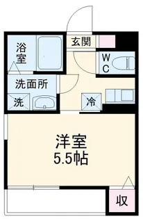 メルディア新里町【1階】の間取り