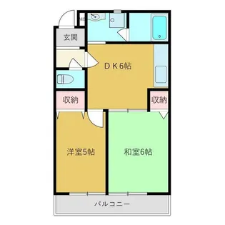 メゾン・M&E【2階】の間取り