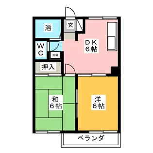 サウスパーク【2階】の間取り