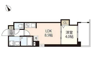 パレグレース己斐本町【7階】の間取り
