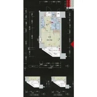 プレサンス難波リバーオアシス【6階】の間取り