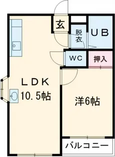 サンハウスお花茶屋【3階】の間取り