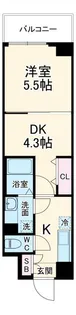 Alivis浦安【4階】の間取り