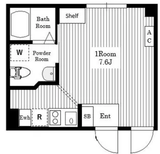 AirTowerNipporiA棟【5階】の間取り