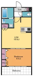 ガーデンシャガ【2階】の間取り