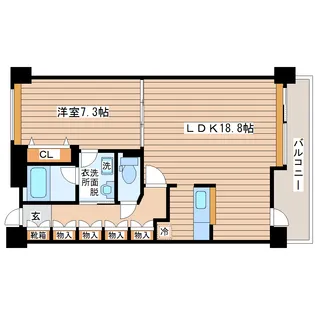 bePLACE【3階】の間取り