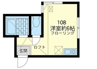 ユナイト・横須賀中央・グラナダの杜【1階】の間取り
