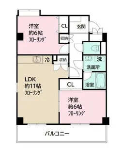 平野第三ビル【3階】の間取り