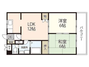 ウッディハイツ【4階】の間取り