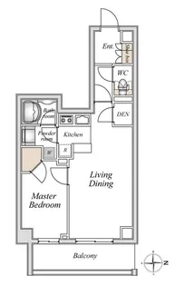 東京都北区志茂1【マンション】の間取り