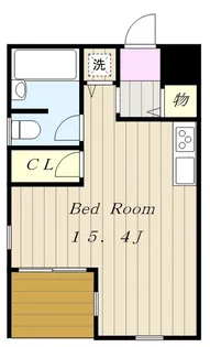 TimberApartment (ティンバーアパートメント)【1階】の間取り