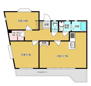 メゾンTAKEUCHI I【3階】の間取り