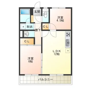 モントレイ大岡【3階】の間取り