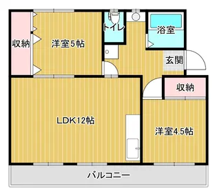 マンションアイB【3階】の間取り