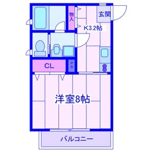ルナートノ【1階】の間取り