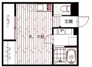 SCHWARZ(シュバルツ)【1階】の間取り