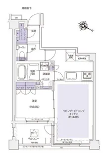 KDXレジデンス横濱紅葉坂【4階】の間取り