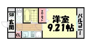 桜川ZENSHIN.BLD【4階】の間取り