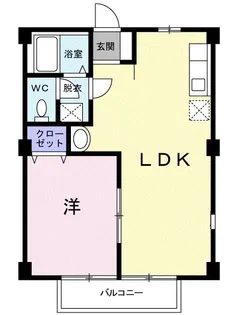 茨城県牛久市城中町【アパート】の間取り