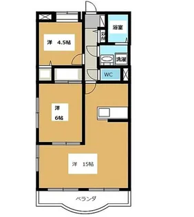 ルミエール【1階】の間取り