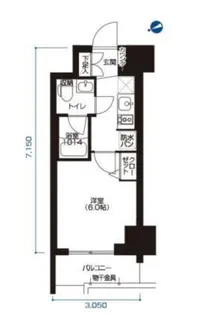 東京都品川区南大井6【マンション】の間取り