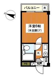 戸部KSGマンション【2階】の間取り