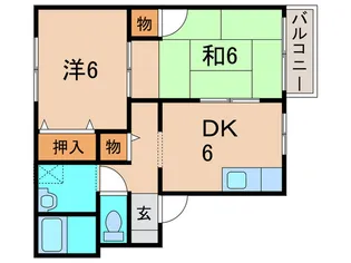 佐々木ハイツ【2階】の間取り