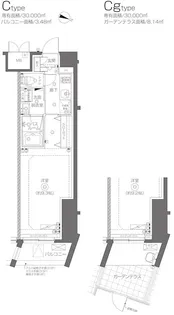 ZOOM北千住【1階】の間取り