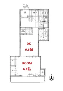 神奈川県横浜市神奈川区神之木町【アパート】の間取り