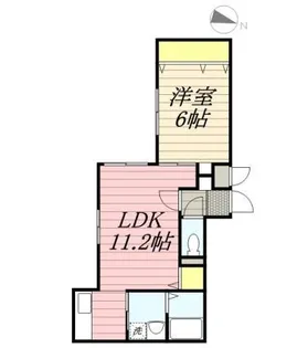 Reve Hiragishi【4階】の間取り