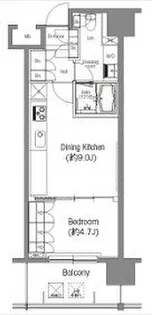 BPRレジデンス三田伊皿子坂【5階】の間取り