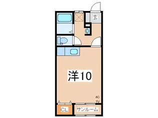 花沢アネックス【1階】の間取り