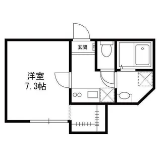 ピークヴィレ青井【1階】の間取り