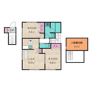 コーストヒルズ・横浜【2階】の間取り