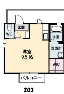 クレールDO-SUN【2階】の間取り