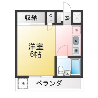 クレール日吉【2階】の間取り