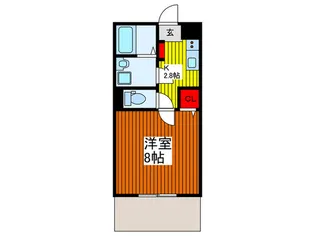 Villa Caline【1階】の間取り