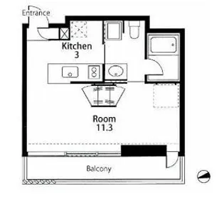 Villa Rondo-ヴィラロンド-【5階】の間取り