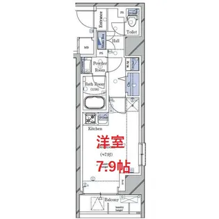 ガリシア南馬込【5階】の間取り