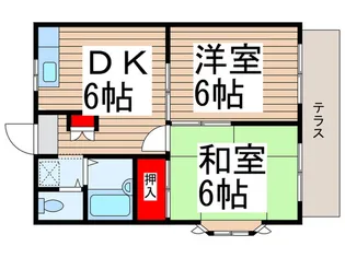 エステ-ト向陽【1階】の間取り