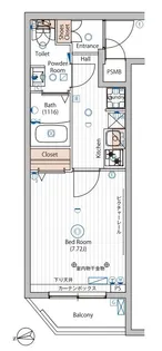 ヴォーガコルテ大森東【4階】の間取り